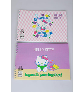DEKOMUS İLE LİSANSLI HELLO KITTY "TEKLİ" RESİM DEFTERİ 17*24 CM 15 YAPRAK