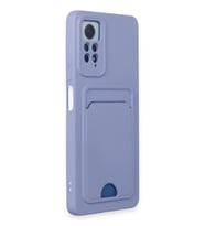 ERTAN Redmi Note 11 Pro Kılıf Kelvin Kartvizitli Silikon - Lila