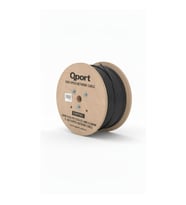 QPORT Q-CATFULL 500 M LSZH CAT6 OUTDOOR 23AWG 0.58MM %100 BAKIR SİYAH KABLO