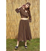 Beli Lastikli Pantolon (Hardal)