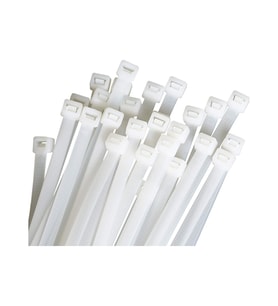 KABLO BAĞI PLASTİK CIRT KELEPÇE 4,8X380MM 100 ADET BEYAZ