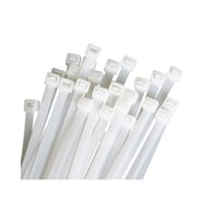 KABLO BAĞI PLASTİK CIRT KELEPÇE 4,8X380MM 100 ADET BEYAZ