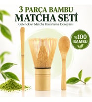 Valkyrie Matcha Çayı Hazırlama Seti 3 Parça Bambu Chasen Çırpıcı Chashaku Kaşık ve Karıştırma Çubuğu