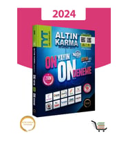 Altın Karma 2024 TYT 10+1 Karma Deneme