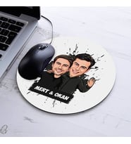 Kişiye Özel Yakın Dostlar Karikatürlü Mousepad