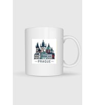 Çek Cumhuriyeti Prague - Prag Baskılı Kupa Bardak