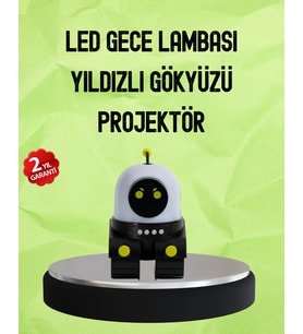 Bluetooth Bağlantılı Yüksek Çözünürlüklü Galaksi Projektör