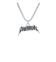 Metallica Örme Zincir Kolye - Gümüş Kaplama - Erkek Kadın Kolye - No:1531