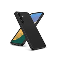 Samsung Galaxy A36 Kılıf Nano içi Kadife Silikon - Siyah
