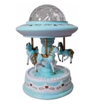 Nostaljik Projeksiyon Işıklı Mavi Atlı Karınca (Çok Renkli)