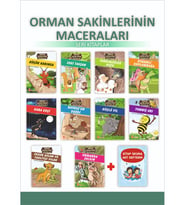 Ata 2.Sınıflar İçin Orman Sakinlerinin Maceraları + Kitap Okuma Not Defteri (Beyaz)