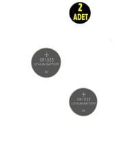 2 ADET 3 VOLT CR10025 Lityum Düğme Para Pil CR 1025 Pil