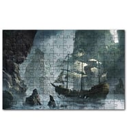Cakapuzzle Sanat Gemi Fantastik Hayalet Gemi Yelkenl Puzzle Yapboz MDF (Ahşap) (120 Parça)