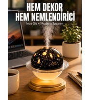 Hava Nemlendirici Renk Değiştiren Oda Kokusu Yıldızlı Projektör