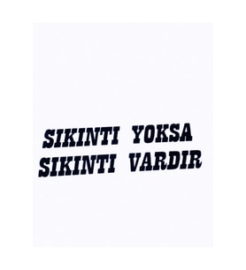 Sıkıntı Yoksa Sıkıntı Vardır Oto Sticker 15*5 Cm
