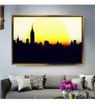Altın Çerçeveli dekoratif tablo l878 (Gold)