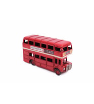 Dekoratif Metal Araba Londra Şehir Otobüsü (Karışık)