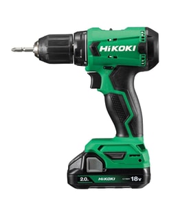 Hikoki DS18DA-2.0 18V/2.0Ah 50Nm Çift Akülü Şarjlı Darbesiz Matkap (Yeşil)