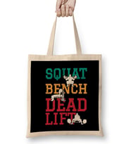 Squat Bench Deadlift Powerlifting Bodybuilding 02 Bez Çanta Uzun Saplı
