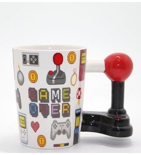 Konyax Porselen Game Over Kupa Bardak Seri 4