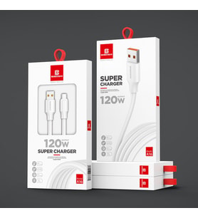 Biboshi A16 120W Süper Hızlı Şarj Kablosu 100CM