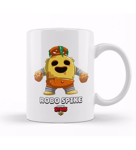 Brawl Stars Robo Spıke Kupa Bardak Porselen