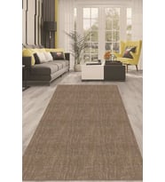 Dijital Kaymaz Taban Yıkanabilir Modern Renkli Salon Halısı Mutfak Halısı Yolluk ND-HT-1318 (Kahverengi)