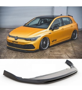 Volkswagen Golf 8 Ön Lip 2 Parça Siyah Plastik Ön Ek Karlık