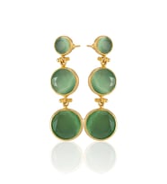 Kadir Jewellery 22 Ayar Altın Kaplama Vintage Küpe -El İşçiliği Ve Hipoalerjenik Küpe