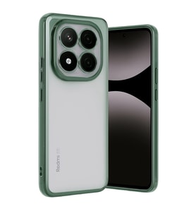 Xiaomi Redmi Note 14 Pro Plus Kılıf Razer Lensli Silikon - Yeşil