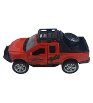 Çek Bırak Metal Arazi Aracı 13 cm - Kırmızı - 1 ADET