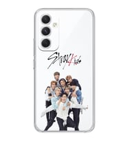 Samsung Galaxy A34 Uyumlu Stray Kids Tasarımlı Şeffaf Telefon Kılıfı
