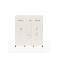 Arges Gardrop 10 Raflı 2 Çekmeceli 3 Askılı 220x30x243 Aytaşı-Aytaşı