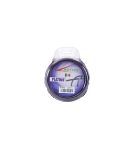 Active 023178 3.0mm 20li paket 4 Köşe Kare Siyah Misina