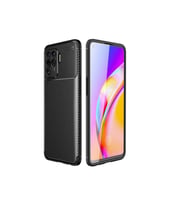 Oppo Reno 5 Lite Uyumlu Kılıf Zore Negro Silikon Kapak (Siyah)
