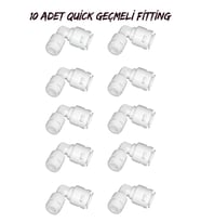 10 Adet Quick Geçmeli Fitting