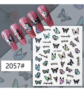 Adanil Hologram Kelebek Spirit Sticker J0-2057