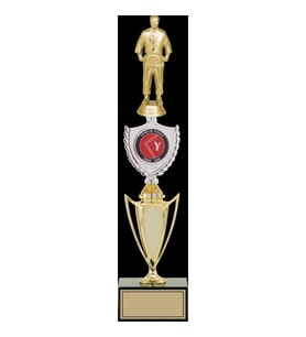 ODAK KUPA - Figürlü Kupalar - Judo / Karate Figürlü Kupalar FG-042 C - 43 cm