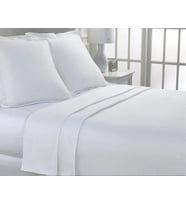 Hastane Tipi 10 Adet Nevresim Takımı ,Tek Kişilik, Lastiksiz ,62 Tel Çizgili 160x220 (Beyaz)