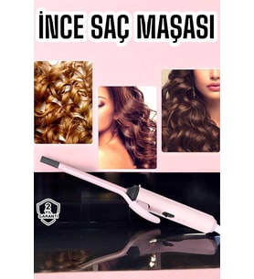 Saç Maşası 10Mm İnce Bukleler İçin Yıpranma Önleyici İyon Özelliği