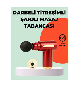 Titreşimli Kas Masaj Aleti, 6 Kademe Güçlü ve Rahatlatıcı Masaj
