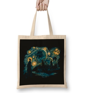 Harry Potter Starry Dementors Bez Çanta Uzun Saplı