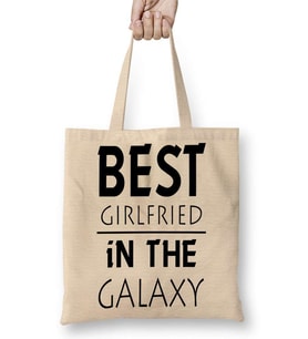 MELHOR AMIGA DA GALAXIA Bez Çanta Uzun Saplı