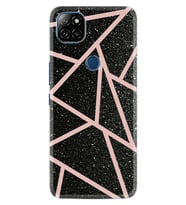 Casper E30 F20 X20 Kılıf Desemli Silikon Pembe Şeritli Mermer 1312