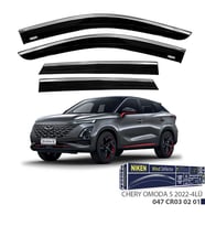 Chery Omoda Uyumlu 5 -2020 Kromlu Cam Rüzgarlığı 4Lü Parça