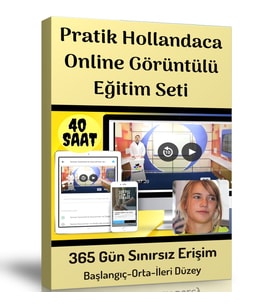 Pratik Hollandaca Online Görüntülü Eğitim Seti