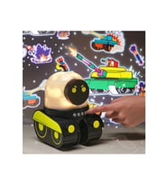 Çocuklar İçin Eğitici ve Eğlenceli Robot Temalı Projektör Gece Lambası