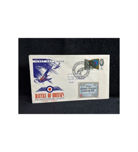 1965 İngiltere Polish Air Force in the BATTLE OF BRİTAİN 25. Ann. ROYAL AİR FORCE FDC İlk Gün Zarf