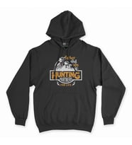 Baba Oğul Avcılık Siyah Kapşonlu Sweatshirt Hoddie