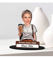 Anneler Günü Hediyesi En Havalı Anne Karikatürlü Biblo